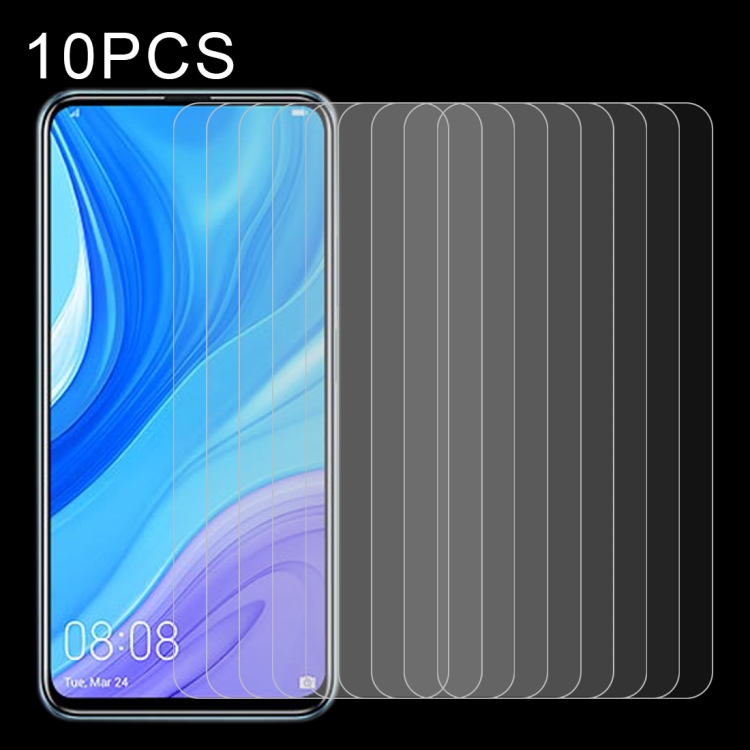 

10 PCS 0.26mm 9H Surface Hardness 2.5D Explosion-proof Tempered Glass Non-full Screen Film For Huawei Y9s