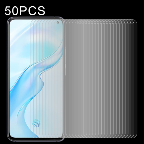 

50 PCS 0.26mm 9H Surface Hardness 2.5D Explosion-proof Tempered Glass Non-full Screen Film For Vivo X30 Pro