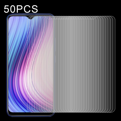 

50 PCS 0.26mm 9H Surface Hardness 2.5D Explosion-proof Tempered Glass Non-full Screen Film For Vivo Y5s