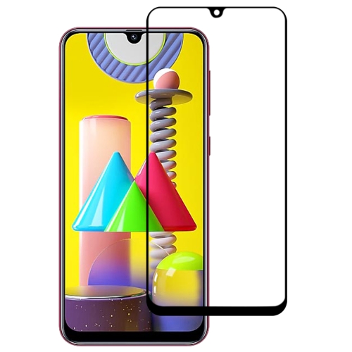 

For Galaxy M31 9H Surface Hardness 2.5D Full Glue Full Screen Tempered Glass Film