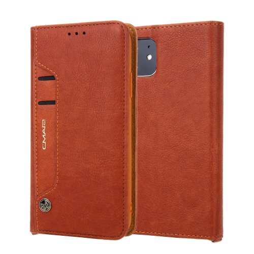 

For iPhone 11 CMai2 Kaka Series Litchi Texture Horizontal Flip Leather Case with Holder & Card Slots(Brown)