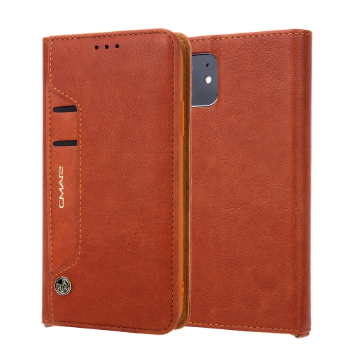 

For iPhone 11 Pro CMai2 Kaka Series Litchi Texture Horizontal Flip Leather Case with Holder & Card Slots(Brown)