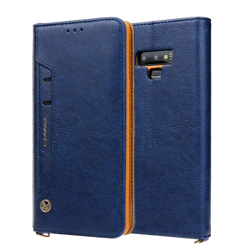

For Galaxy Note9 CMai2 Kaka Series Litchi Texture Horizontal Flip Leather Case with Holder & Card Slots(Blue)