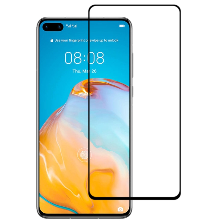 

For Huawei P40 9H Surface Hardness 2.5D Full Screen Curved Tempered Glass Film