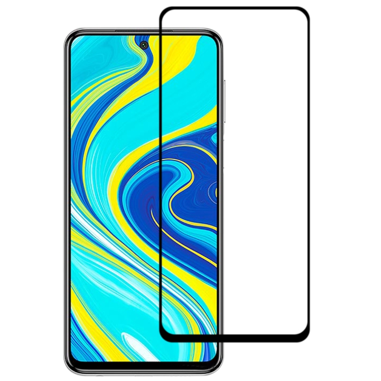

For Xiaomi Redmi Note 9 Pro 9H Surface Hardness 2.5D Full Glue Full Screen Tempered Glass Film