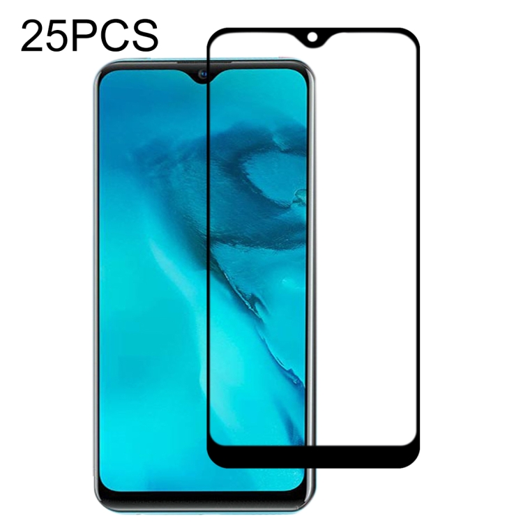 

25 PCS 9H Surface Hardness 2.5D Full Glue Full Screen Tempered Glass Film For Vivo Y11 2019