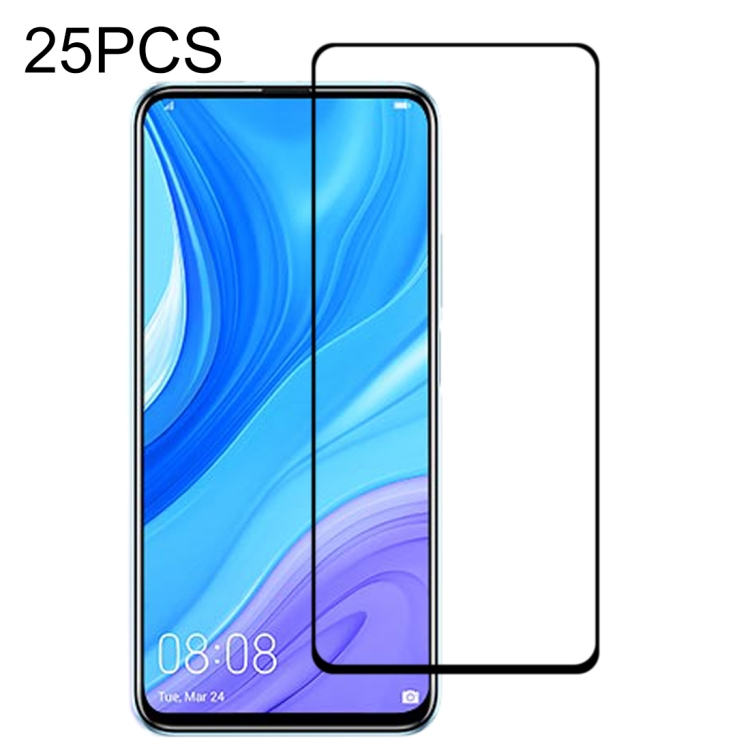 

25 PCS 9H Surface Hardness 2.5D Full Glue Full Screen Tempered Glass Film For Huawei Y9s