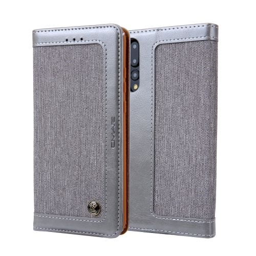 

For Huawei P20 Pro CMai2 Legend of Xingyue Series Denim Texture Horizontal Flip Leather Case with Holder & Card Slots & Photo Frame & Hand Strap(Grey)