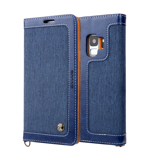 

For Galaxy S9 CMai2 Legend of Xingyue Series Denim Texture Horizontal Flip Leather Case with Holder & Card Slots & Photo Frame & Hand Strap(Royal Blue)