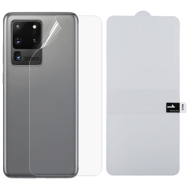 

For Galaxy S20 Ultra Soft Hydrogel Film Full Cover Back Protector