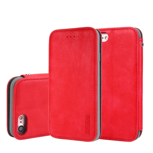 

For iPhone SE 2020 / 8 / 7 CMai2 Cloud Skin Series Horizontal Flip Leather Case with Holder & Card Slots(Red)