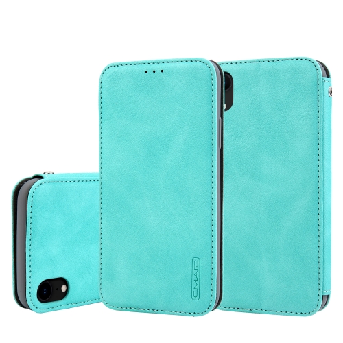 

For iPhone XR CMai2 Cloud Skin Series Horizontal Flip Leather Case with Holder & Card Slots(Mint Green)