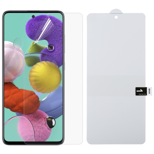 

For Galaxy A51 Full Screen Protector Explosion-proof Hydrogel Film
