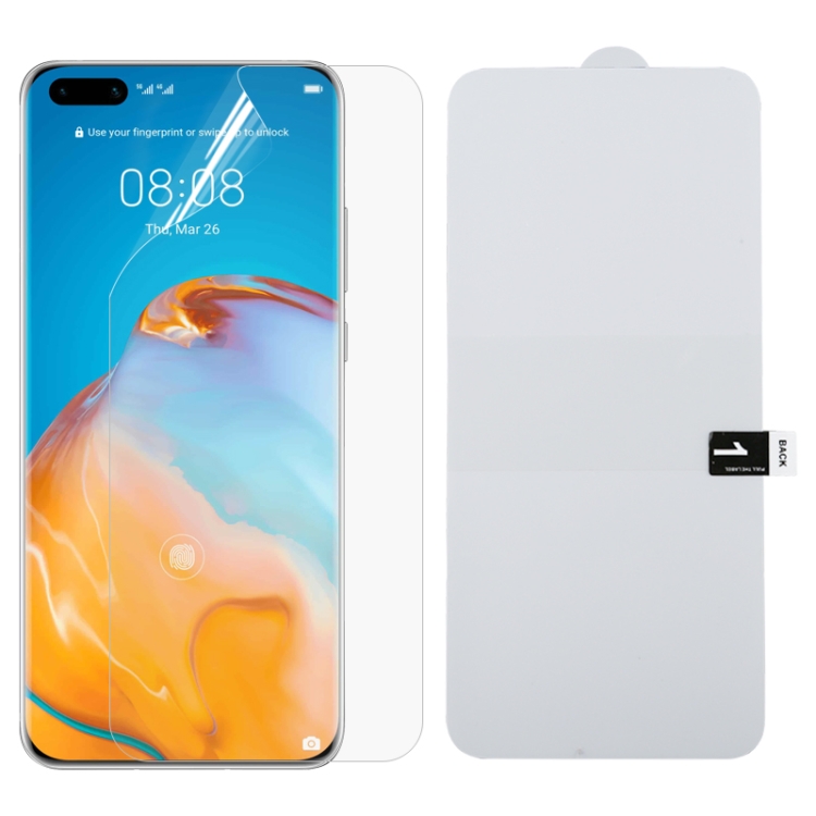

For Huawei P40 Pro Full Screen Protector Explosion-proof Hydrogel Film