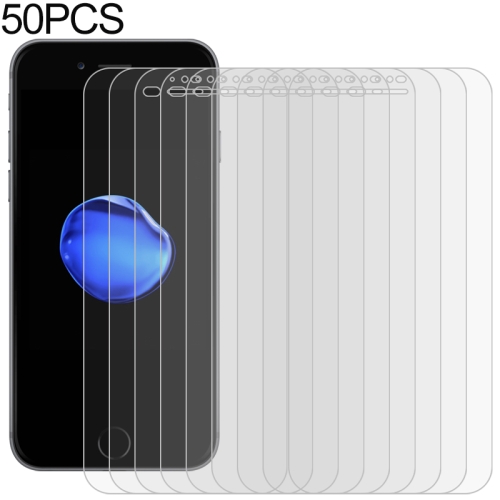 

For iPhone 6 Plus / 7 Plus / 8 Plus 50 PCS 3D Curved Full Cover Soft PET Film Screen Protector