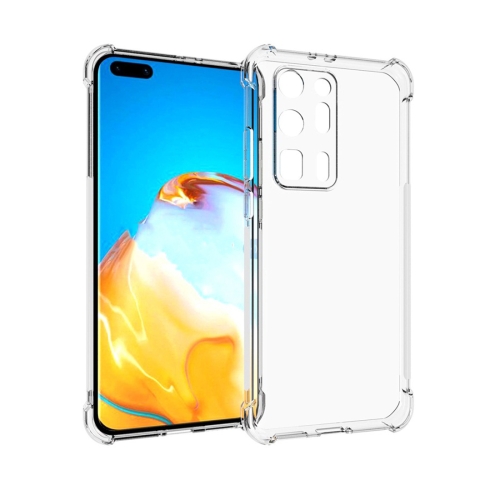 

For Huawei P40 Pro+ Shockproof Non-slip Waterproof Thickening TPU Protective Case(Transparent)