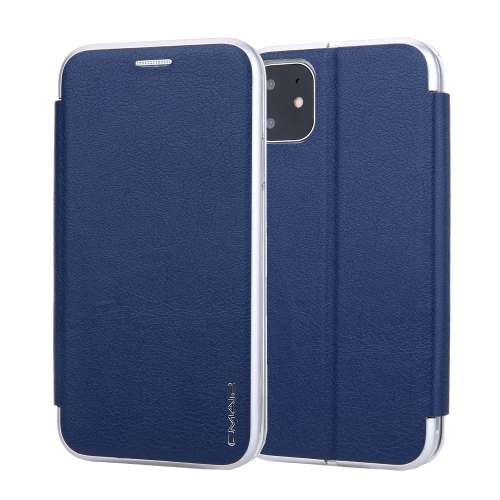 

For iPhone 11 CMai2 Linglong Series PC+PU Horizontal Flip Leather Case with Holder & Card Slot(Royal Blue)