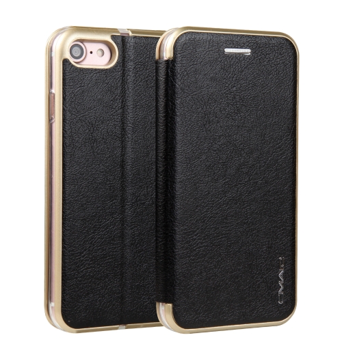 

For iPhone 6 Plus & 6s Plus CMai2 Linglong Series PC+PU Horizontal Flip Leather Case with Holder & Card Slot(Black)