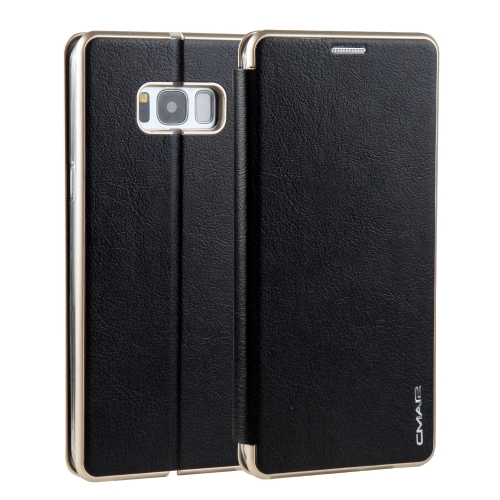 

For Galaxy S8 CMai2 Linglong Series PC+PU Horizontal Flip Leather Case with Holder & Card Slot(Black)