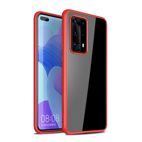 

For Huawei P40 iPAKY Bright Color Series TPU + PC Protective Case(Red)