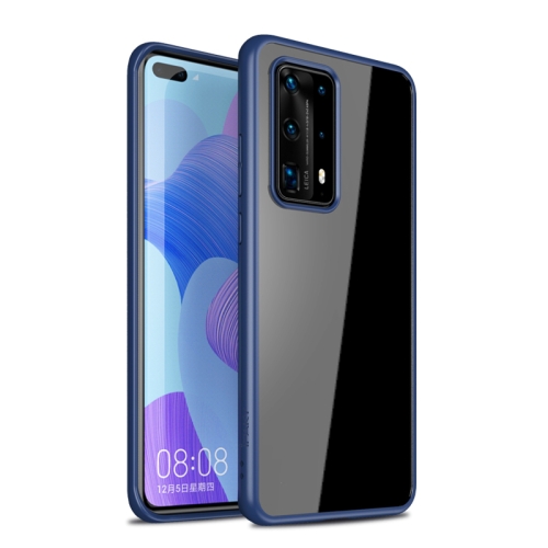 

For Huawei P40 iPAKY Bright Color Series TPU + PC Protective Case(Blue)