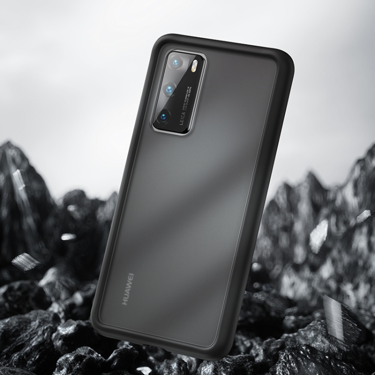 

For Huawei P40 Benks Skin Hand Feeling Series Anti-fall Frosted PC+ TPU Case(Black)