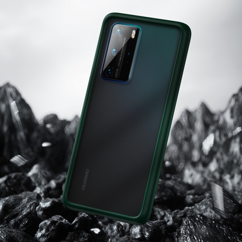 

For Huawei P40 Pro Benks Skin Hand Feeling Series Anti-fall Frosted PC+ TPU Case(Green)