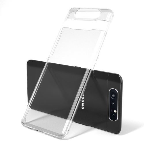 

For Galaxy A80 GKK Phantom TPU + Plating Protective Case(Transparent)