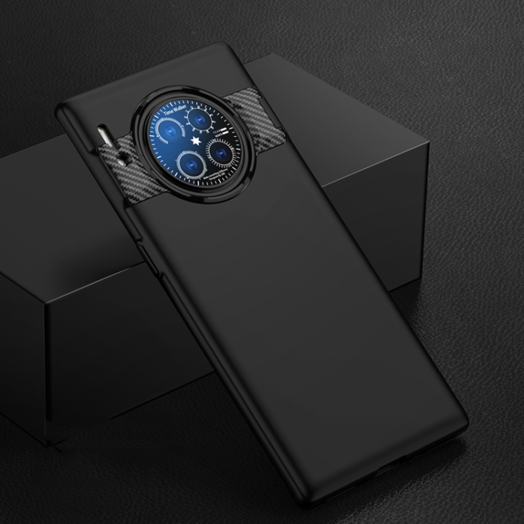 

For Huawei Mate 30 Pro / 30 Pro 5G GKK Ultra-thin Full Coverage PC Protective Case with Holder(Black)