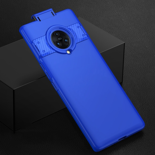 

For vivo NEX 3 GKK Ultra-thin Full Coverage PC Protective Case with Holder(Blue)