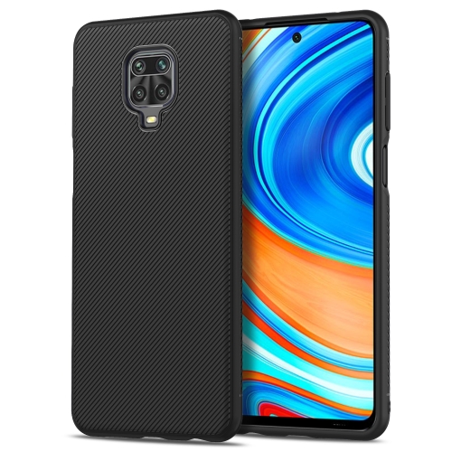 

For Xiaomi Redmi Note 9S Lenuo Leshen Series Stripe Texture TPU Case(Black)