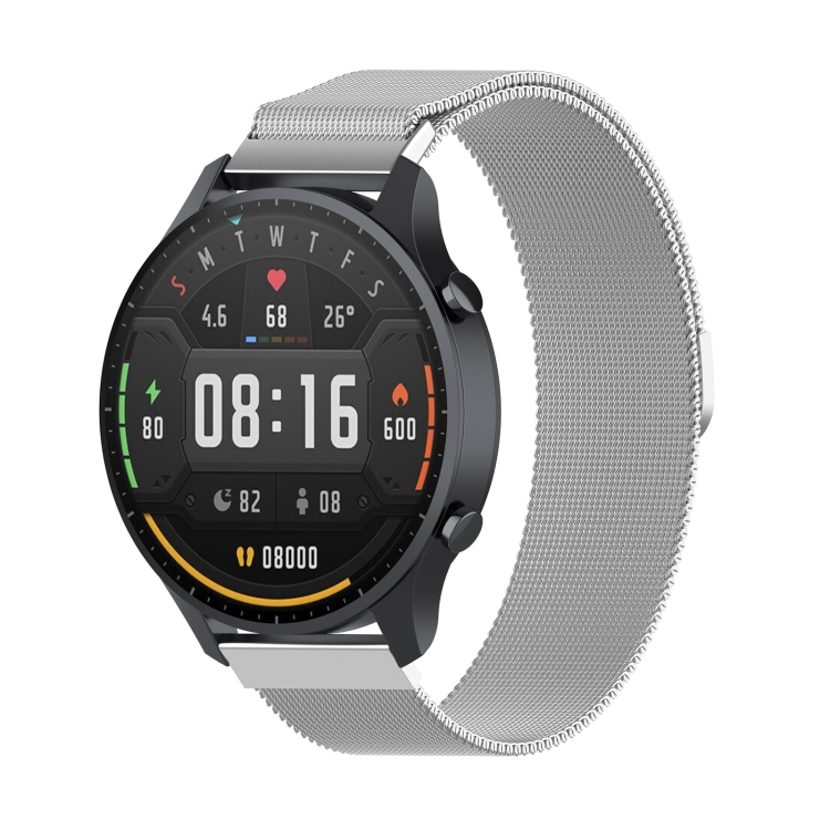 

For Xiaomi Watch Color 22mm Milan Wrist Strap Watchband(Silver)