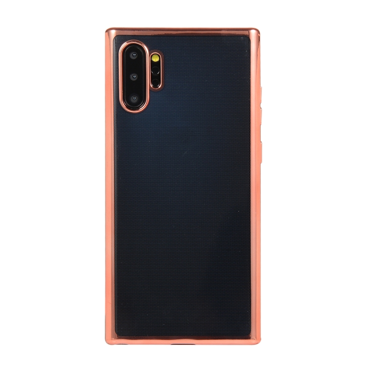 

For Galaxy Note10+ Electroplating TPU Protective Case(Rose Gold)
