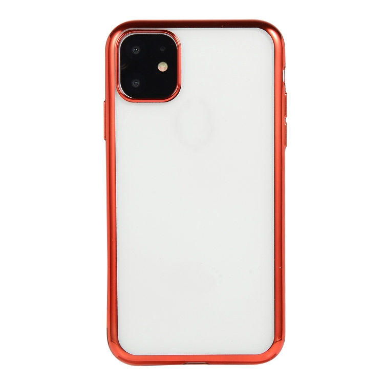 

For iPhone 11 Electroplating TPU Protective Case(Red)