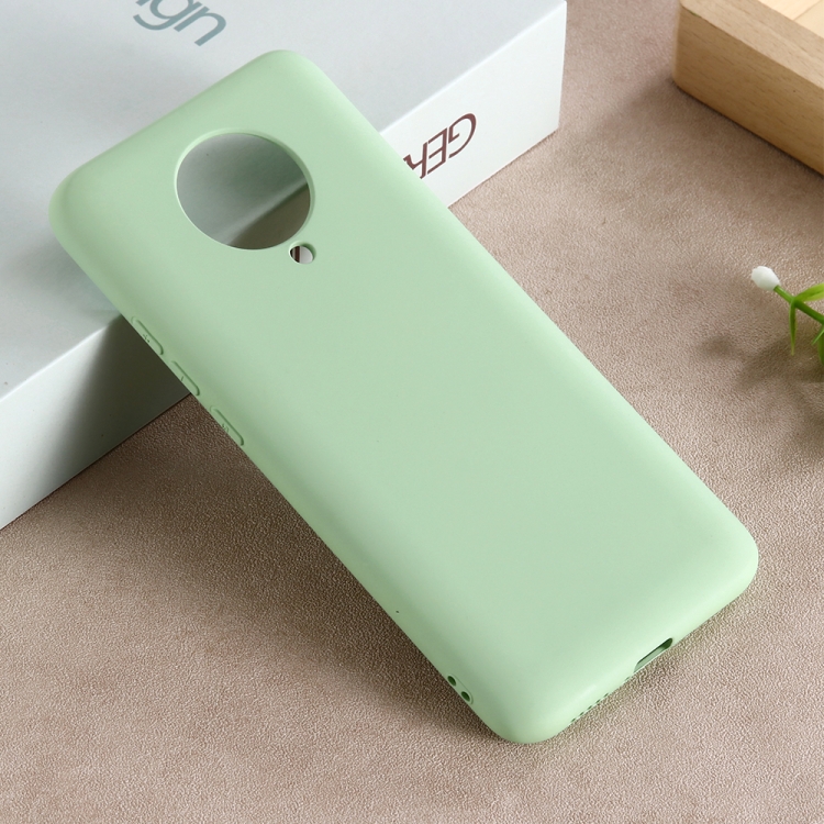 

For Xiaomi Redmi K30 Pro Solid Color Liquid Silicone Full Coverage Anti-fall Mobile Phone Protective Cover(Green)