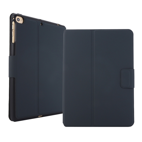 

For iPad mini 5 / 4 / 3 / 2 / 1 Electric Pressed Texture Horizontal Flip Leather Case with Holder & Pen Slot(Charcoal Gray)