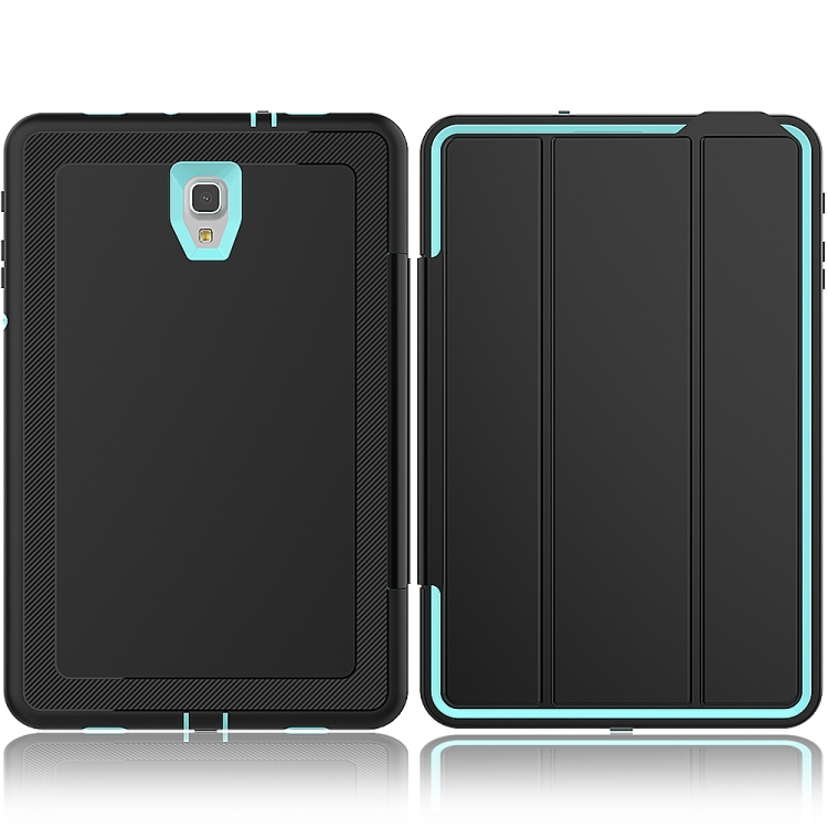 

For Galaxy Tab A 10.5 T590 TPU + PC + PU Leather Case with Three-folding Holder & Sleep / Wake-up Function(Light Blue)