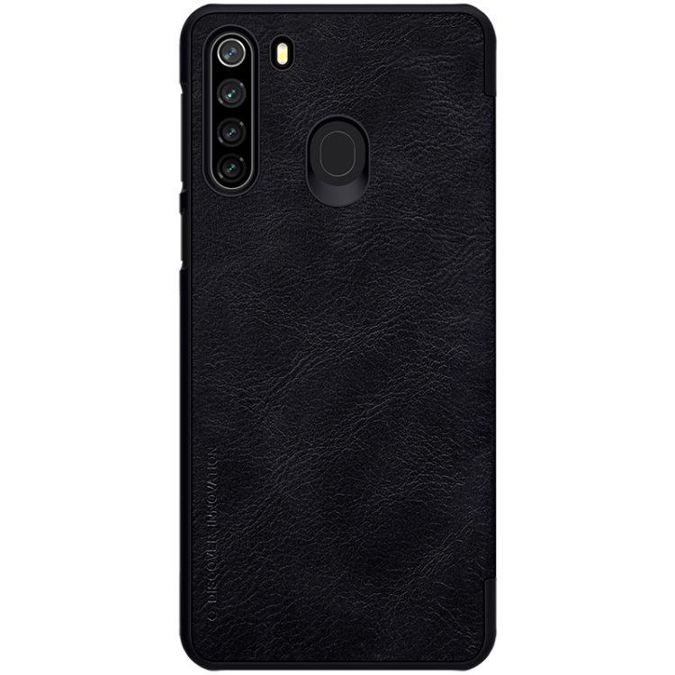 

For Galaxy A21 NILLKIN QIN Series Crazy Horse Texture Horizontal Flip Leather Case With Card Slot(Black)