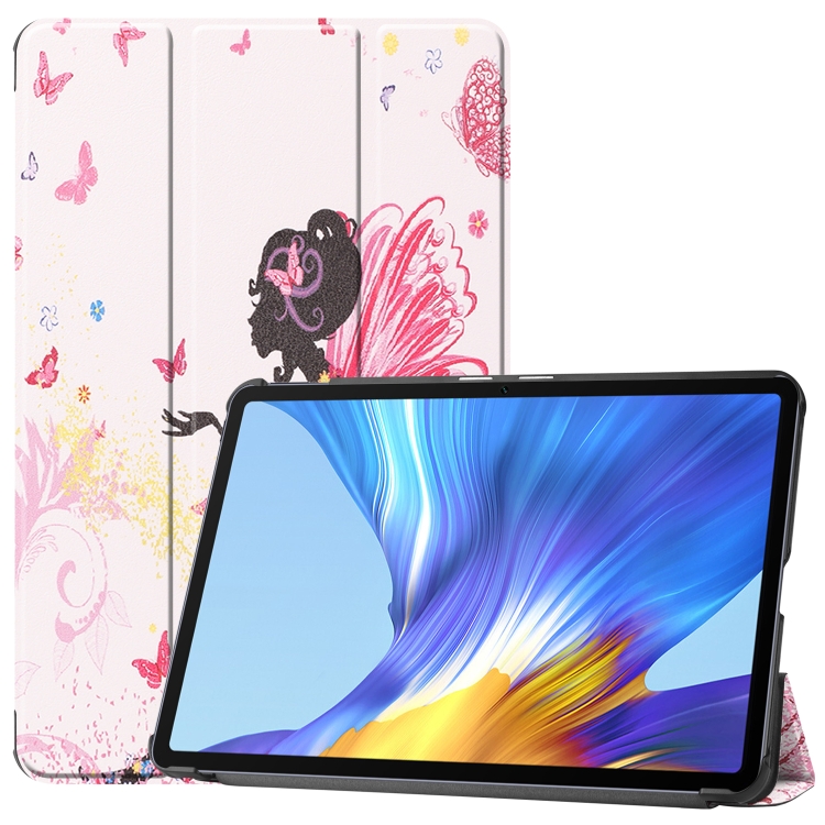 

For Huawei MatePad 10.4 inch Painted Pattern Anti-fall Horizontal Flip Tablet PC Protective Leather Case with Bracket(Elf Girl)