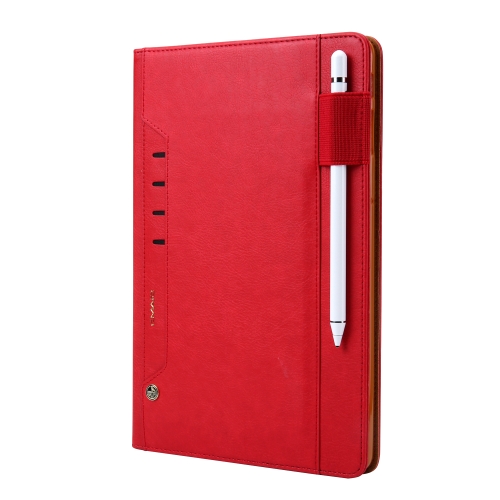 

For Galaxy Tab A10.1 2019/T510 CMai2 Tmall Kaka Litchi Texture Horizontal Flip Leather Case with Holder & Card Slot & Photo Frame & Pen Slot(Red)