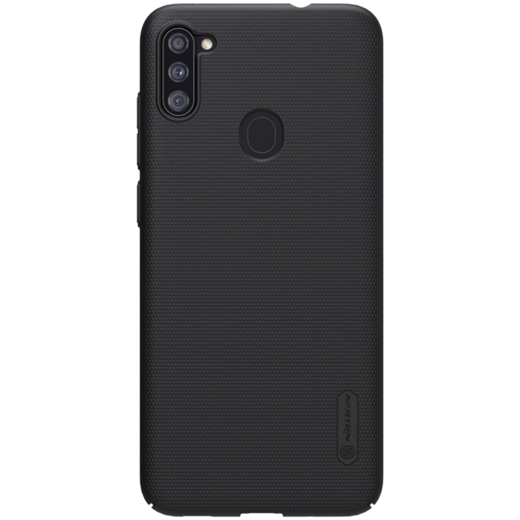 

For Galaxy A11 NILLKIN Frosted Concave-convex Texture PC Protective(Black)