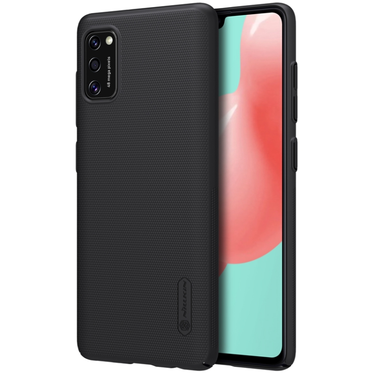 

For Galaxy A41 NILLKIN Frosted Concave-convex Texture PC Protective(Black)