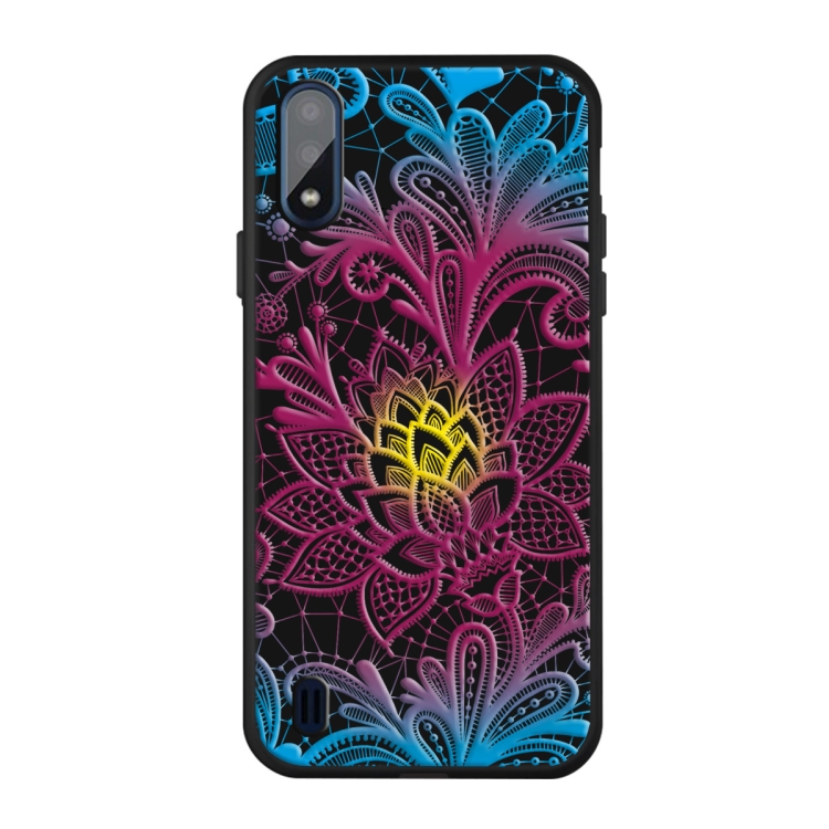

For Galaxy A01 Pattern Printing Embossment TPU Mobile Case(Dazzling lace)