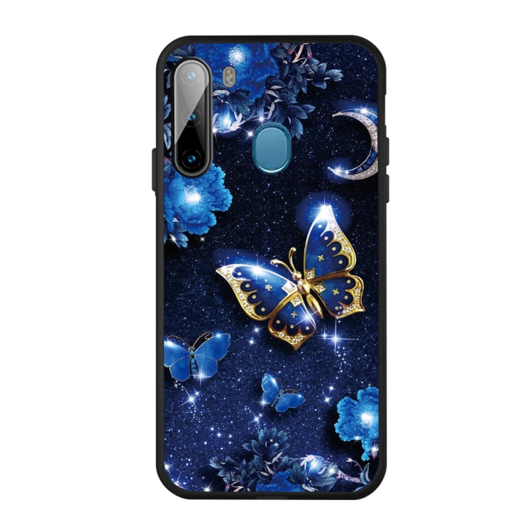 

For Galaxy A21 Pattern Printing Embossment TPU Mobile Case(Kingdee)