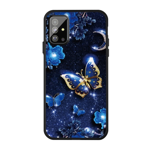 

For Galaxy A71 Pattern Printing Embossment TPU Mobile Case(Kingdee)