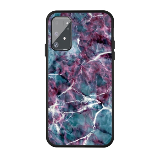 

For Galaxy A91 / S10 Lite Pattern Printing Embossment TPU Mobile Case(Marble)