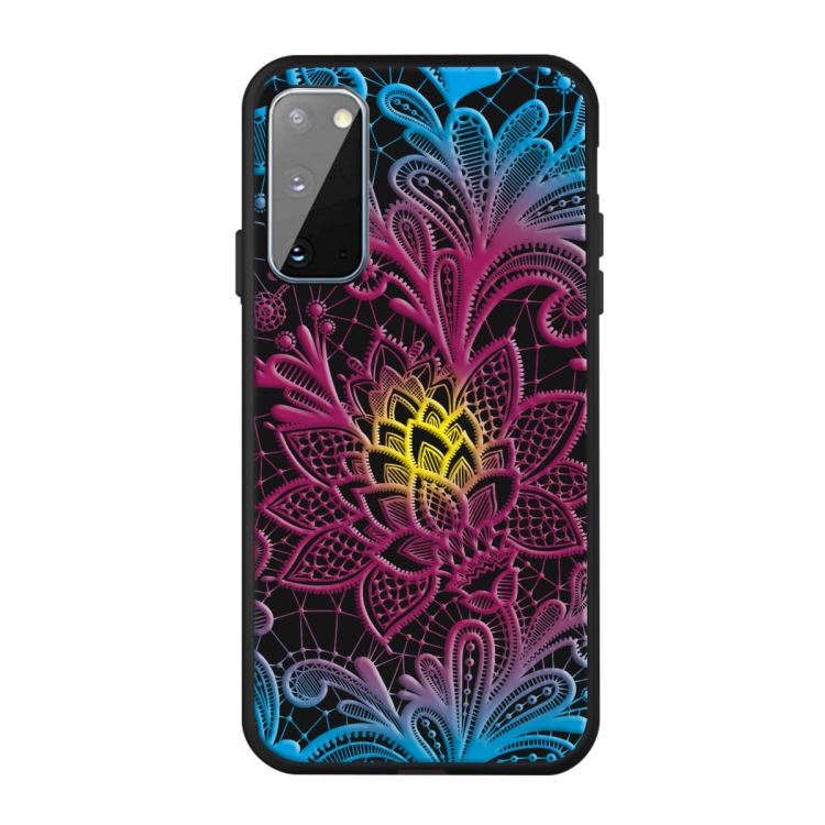 

For Galaxy S20 Pattern Printing Embossment TPU Mobile Case(Dazzling lace)