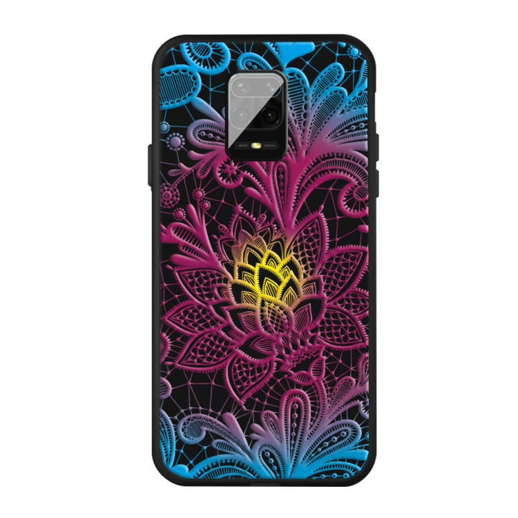 

For Xiaomi Redmi Note 9s Pattern Printing Embossment TPU Mobile Case(Dazzling lace)