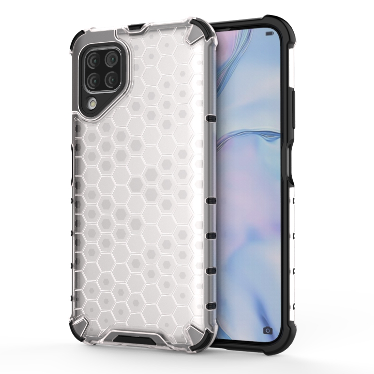 

For Huawei nova 7i Shockproof Honeycomb PC + TPU Protective Case(White)