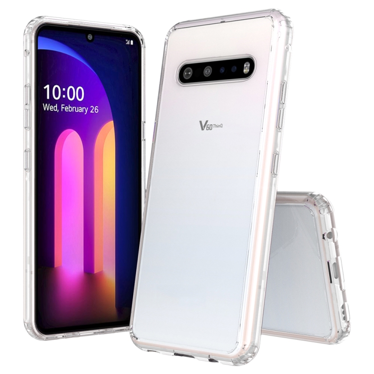 

For LG V60 ThinQ Scratchproof TPU + Acrylic Protective Case(Transparent)